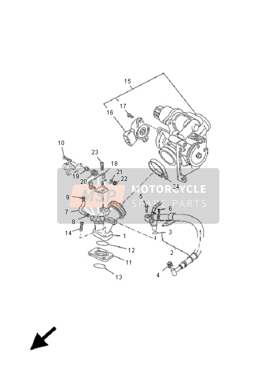 Yamaha VP125 X-CITY 2009 Consumo 2 para un 2009 Yamaha VP125 X-CITY